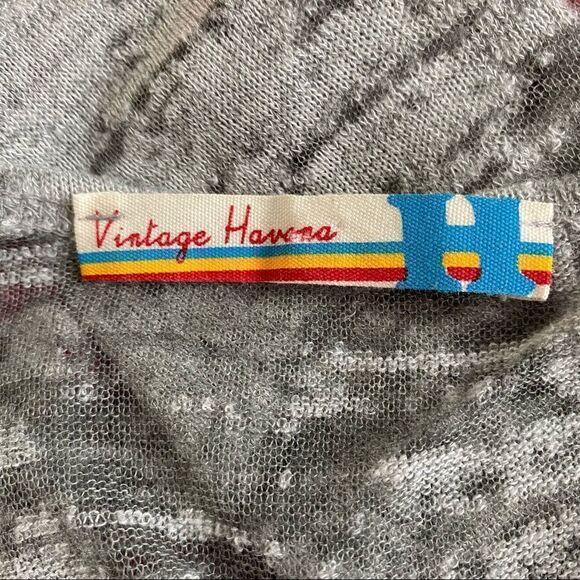 Vintage Havana Sheer Burnout Cropped Tank w/ Sequins, Size M - Picture 5 of 6